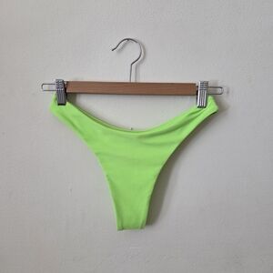 Neon Green Bikini Bottom
